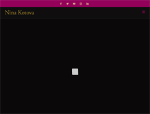 Tablet Screenshot of ninakotova.com